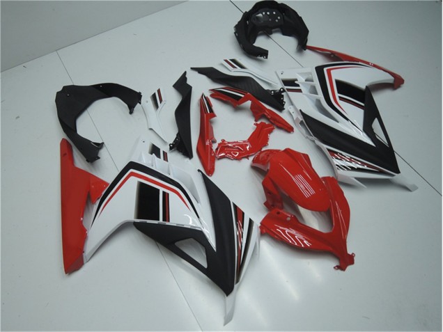 Carénage Moto EX300 2013-2016 - Rouge Blanc Noir Vente en Gros Carénage Moto EX300 2013-2016 - Rouge Blanc Noir Vente en Gros