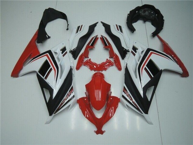 Carénage Moto EX300 2013-2016 - Rouge Blanc Noir Vente en Gros Carénage Moto EX300 2013-2016 - Rouge Blanc Noir Vente en Gros