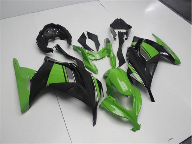 Carénages Moto EX300 2013-2016 - Vert Noir Vente en Gros Carénages Moto EX300 2013-2016 - Vert Noir Vente en Gros