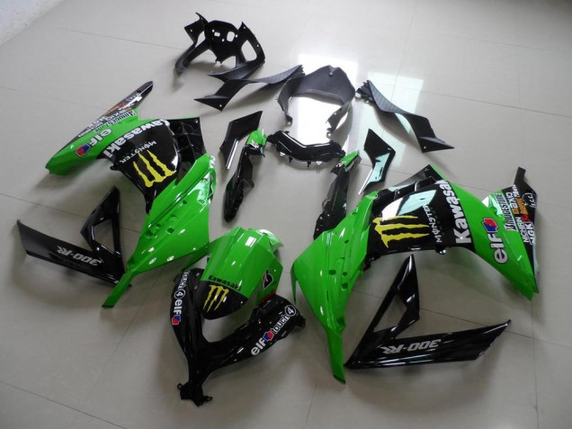 Carénage Moto ZX 300R 2013-2016 - Vert Monster Vente en Gros Carénage Moto ZX 300R 2013-2016 - Vert Monster Vente en Gros