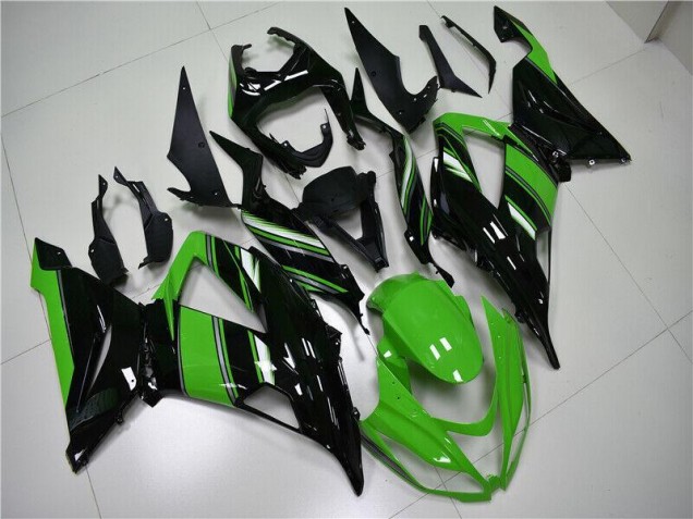 Carénage Moto ZX6R 2013-2018 - Vert Noir Vente en Gros Carénage Moto ZX6R 2013-2018 - Vert Noir Vente en Gros