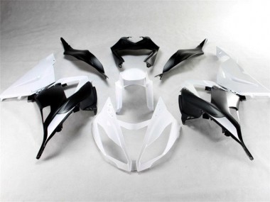 Carénages Moto ZX6R 2013-2018 - Blanc Noir Vente en Gros