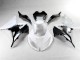 Carénages Moto ZX6R 2013-2018 - Blanc Noir Vente en Gros Carénages Moto ZX6R 2013-2018 - Blanc Noir Vente en Gros