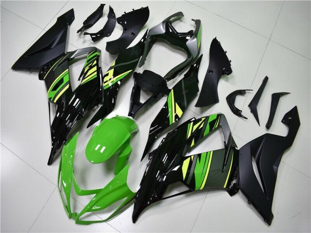 Carrosserie Moto ZX6R 2013-2018 - Vert Noir Vente en Gros Carrosserie Moto ZX6R 2013-2018 - Vert Noir Vente en Gros