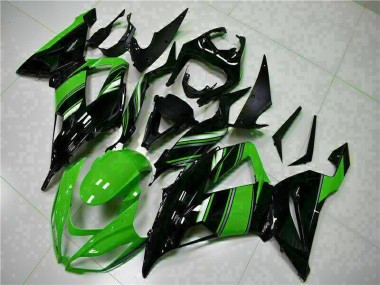 Carénage Moto ZX6R 2013-2018 - Noir Vert Vente en Gros