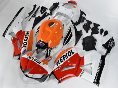 Carénage Moto CBR 600 RR 2013-2023 - Rouge Blanc Orange Repsol Vente en Gros