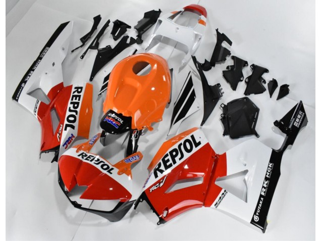 Carénage Moto CBR 600 RR 2013-2023 - Rouge Blanc Orange Repsol Vente en Gros Carénage Moto CBR 600 RR 2013-2023 - Rouge Blanc Orange Repsol Vente en Gros