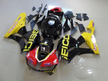 Carénage Moto CBR 600 RR 2013-2023 - Jaune Noir Geico Vente en Gros