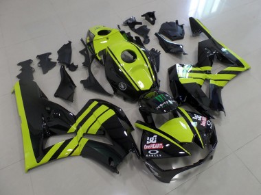 Carénage Moto CBR 600 RR 2013-2023 - Vert Noir Vente en Gros