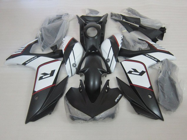 Carénage Moto R3 2015-2022 - Noir Blanc Vente en Gros Carénage Moto R3 2015-2022 - Noir Blanc Vente en Gros