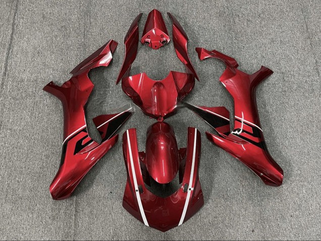 Carénage Moto R1 2015-2019 - Rouge Noir Vente en Gros Carénage Moto R1 2015-2019 - Rouge Noir Vente en Gros