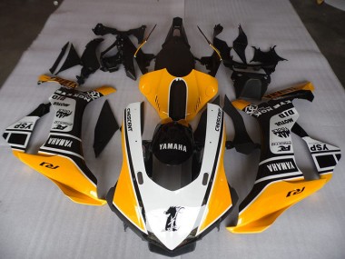 Carénage Moto R1 2015-2019 - Jaune Blanc Noir Vente en Gros