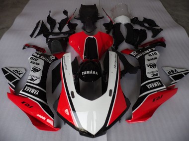 Carénage Moto R1 2015-2019 - Rouge Blanc Noir Vente en Gros