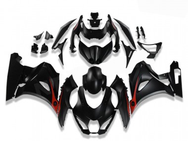Carénages Moto GSXR 1000 2017-2023 - Noir Rouge Vente en Gros